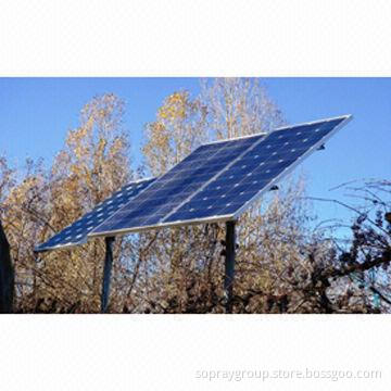 300W Flat Roof Mounting Systems, Includes Solar Panels, Inverters, Controllers, Batteries